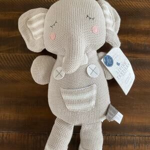 Living textiles Theodore elephant nwt rattle baby toy